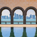 Blick auf die Skyline von Doha