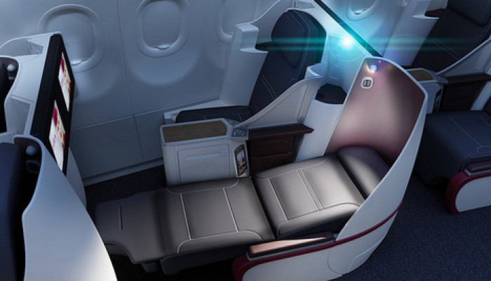 Business-Class-Sitze Qatar Airways
