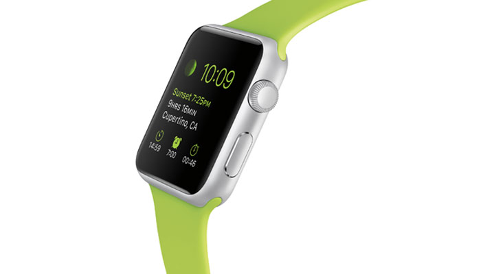 Apple Watch in Grün