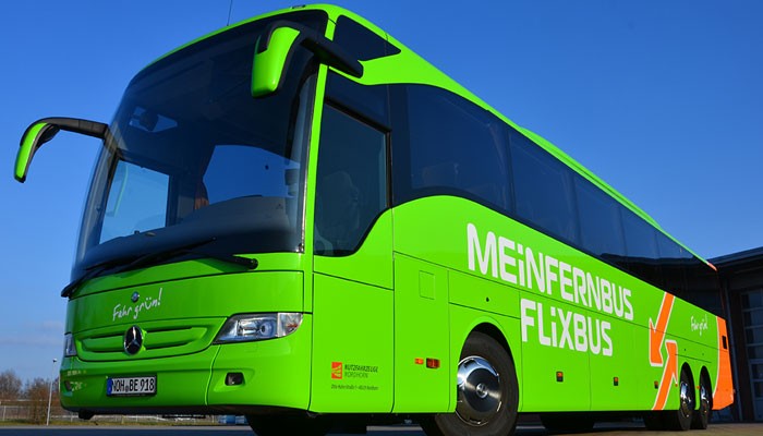 Bus von Mein Fernbus Flixbus