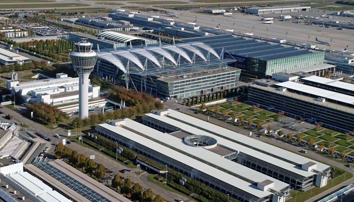 Panoramabild Flughafen München
