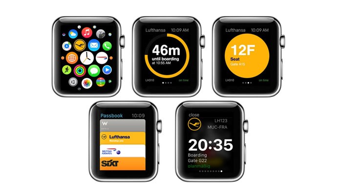 Lufthansa-App für die Apple Watch