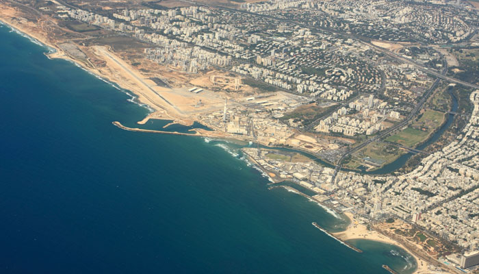Küste vor Tel Aviv