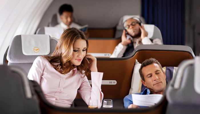 Business Class Lufthansa Langstrecke