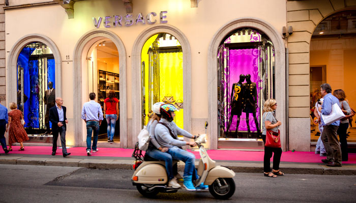 Mailand Versace-Shop