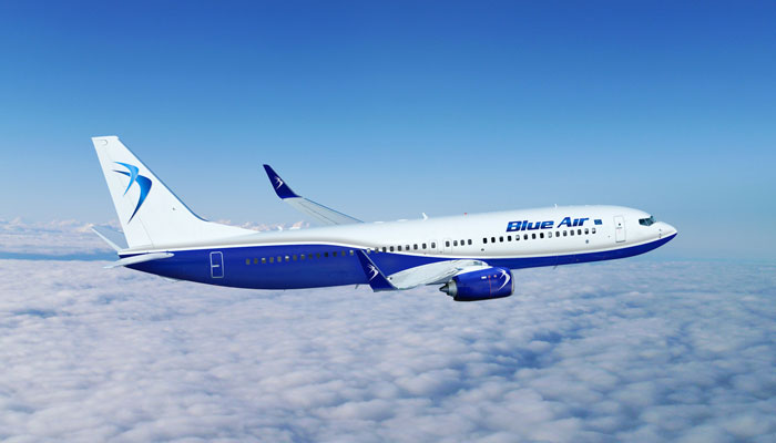 Boeing 737-800 der Blue Air