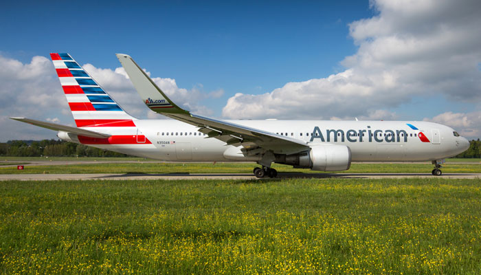 Flugzeug der American Airlines Typ Boeing 767-300ER