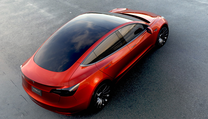 Model 3 von Tesla