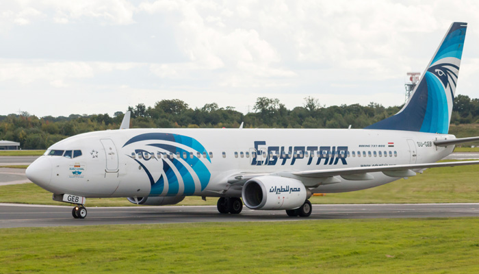 Maschine der Egypt Air
