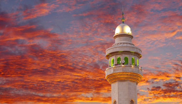 Turm einer Moschee