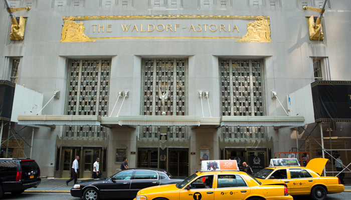 Fassade Waldorf Astoria New York