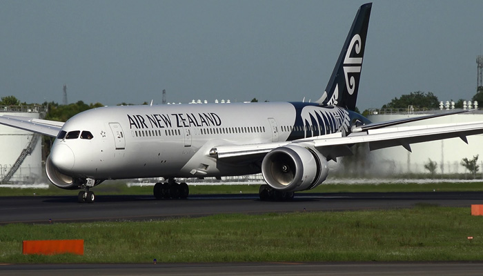 B787-9 der Air New Zealand, Foto: Youtube