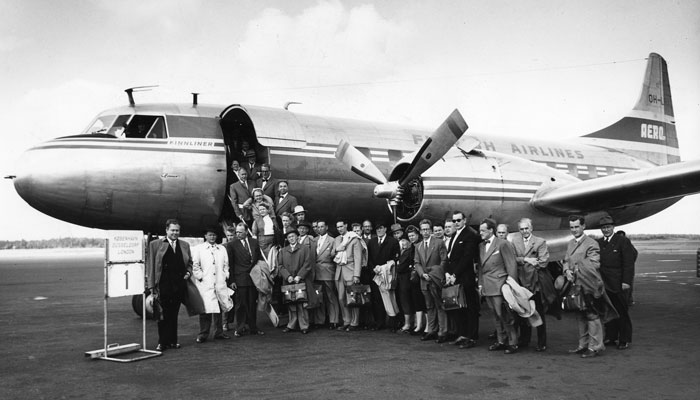 Finnair Einweihungsflug 1954