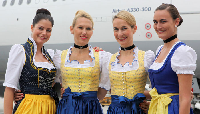 Trachtencrew Lufthansa 2014