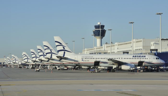 Die A320-Flotte von Aegean Airlines. Foto: Aegean Airlines
