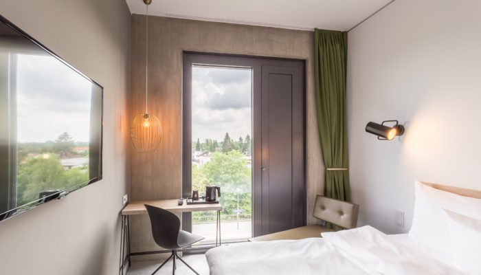 Urban Lifestyle Economy im Gambino Hotel Cincinnati in München. Foto: Nieder + Marx Design