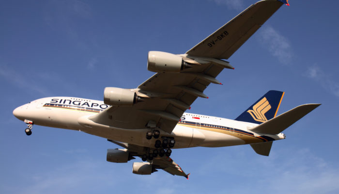 Die A380 von Singapore Airlines wird seit 2012 auf der Strecke Frankurt-New York eingesetzt. Foto: Singapore Airlines