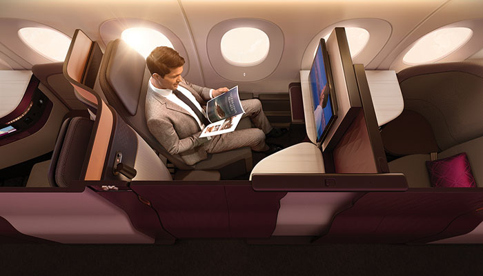 Illustration QSuite Qatar Airways