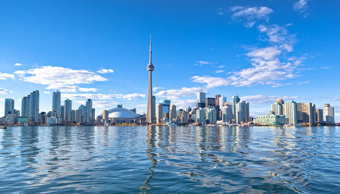 Toronto mit Lake Ontario