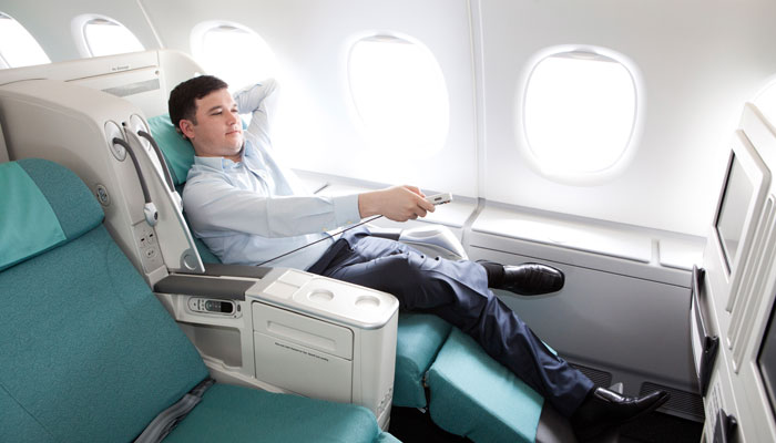 Unternehmen buchen mehr Business Class-Plätze für ihre Mitarbeiter. Foto: Korean Air