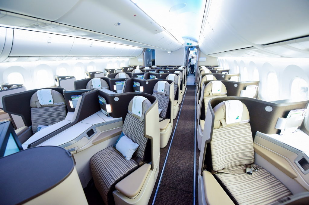 Business-Class-Kabine in der Boeing 787-9 Dreamliner. Foto: Bamboo Airways