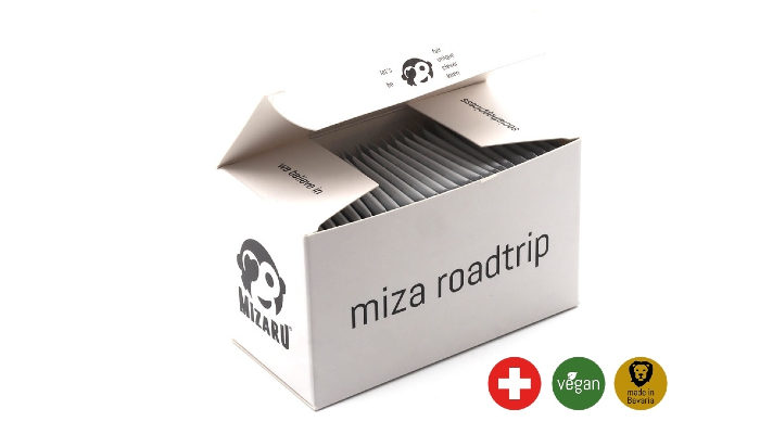 Zu gewinnen: "miza roadtrip" mit 25 mizaru.