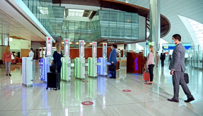 Biometrischer Pfad Emirates Dubai