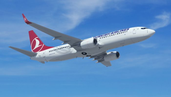Turkish Airlines Boeing 737 auf der Strecke Leipzig – Istanbul im Einsatz. Foto Turkish Airlines
