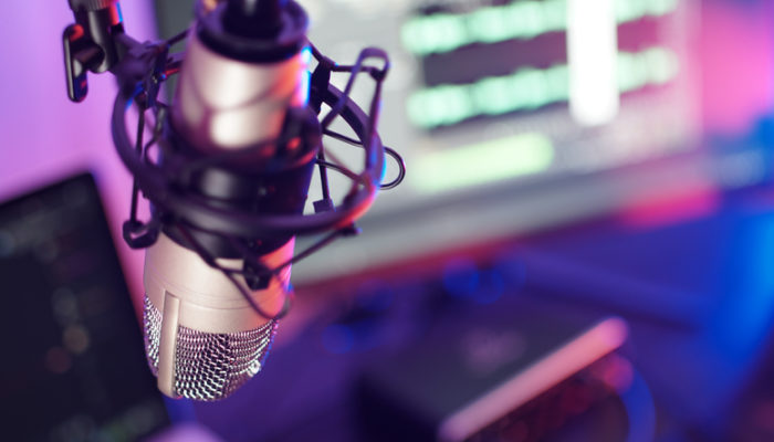 Studio Microphone Recording