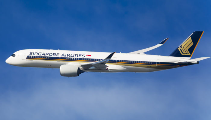 Die A350-900 von Singapore Airlines. Foto: SIA