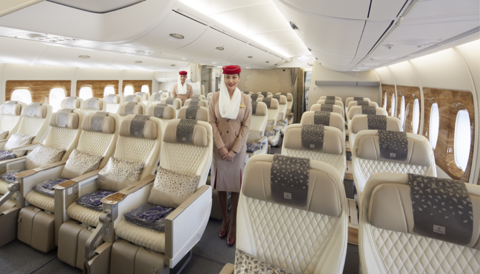 Die Premium Economy von Emirates. Foto: Emirates