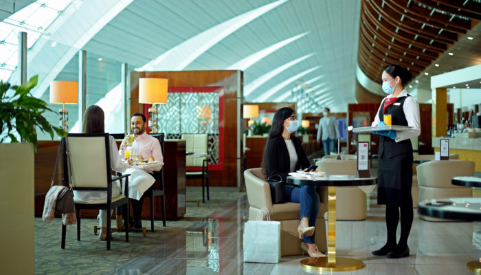 Emirates-Passagiere haben wieder Zugang zu mehr als 20 Lounges. Foto: Emirates