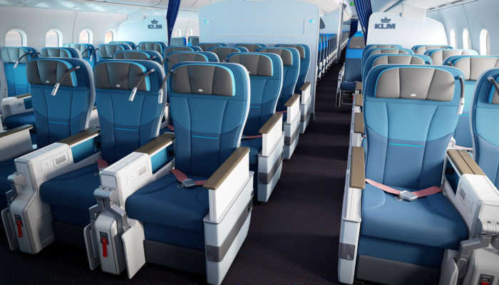 Die neue Premium Comfort Kabine von KLM. Foto: KLM