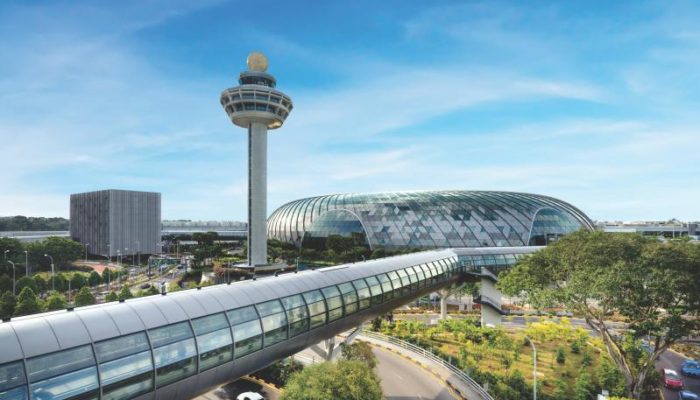 Die Bauarbeiten am Megaterminal des Flughafens Changi werden wieder aufgenommen. Grafik: Changi Airport