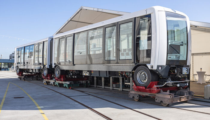 Die neue Sky Line-Bahn am Frankfurter Flughafen soll 2026 in Betrieb gehen. Foto: Siemens Mobility