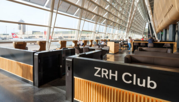 Der neue ZRH Club im Airside Center. Foto: Flughafen Zürich
